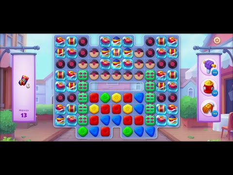 TOWNSHIP   Colorful Puzzle  Match -3  game level # 2164