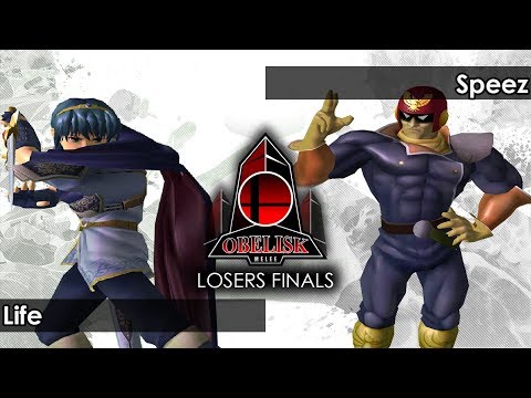 Melee: CC | Life (Marth) V Speez (Captain Falcon) - Obelisk 64 Tournament SSBM