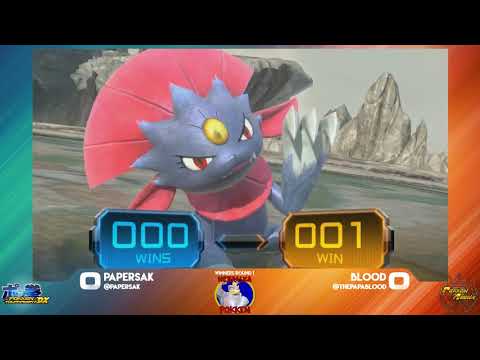 PaperSak (Weavile) vs BlooD (Machamp) Pokken at Underground - 12/19/17
