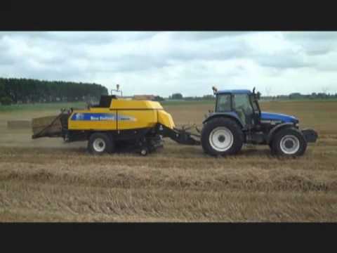 Stroseizoen bij loonbedrijf Cousin Ploegsteert (België) - Trekkerweb.nl