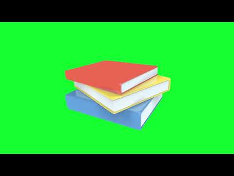Book Animation - Green Screen Video - Stock Video Footage - No Copyright Animated Videos