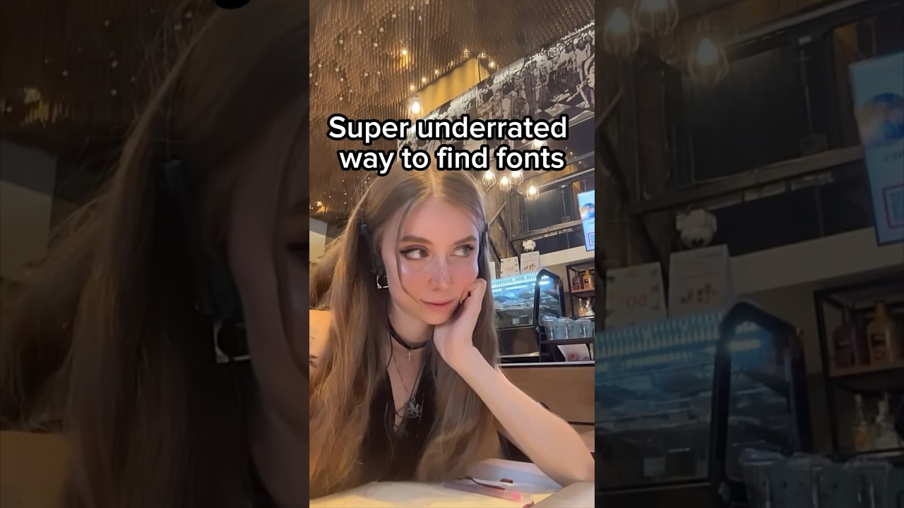 Super Underrated Way To Find Fonts #graphicdesign #typography #fonts