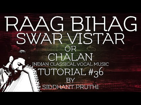 Raag Bihag | Swar Vistar | Chalan | Tutorial #36 | Siddhant Pruthi Video
