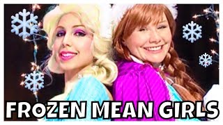 Frozen Elsa and Anna songs and dance "Jingle Bell Rock" Mean Girls