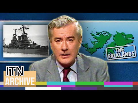 Sinking of the Belgrano | Falklands War Original News Broadcast (1982)