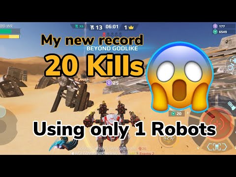 20 Kills with only One robot MK3 Tyr | War Robots Gameplay