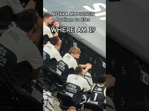 Miikka Muurinen & Grobari Partizan Fans #basketball #euroleague #kkpartizan