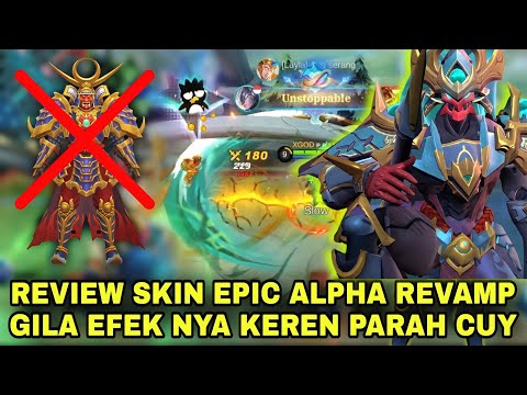 Review Skin Epic Alpha Revamped Onimusha Commander Effect Setara Skin Collector - Alpha Buffed 2022