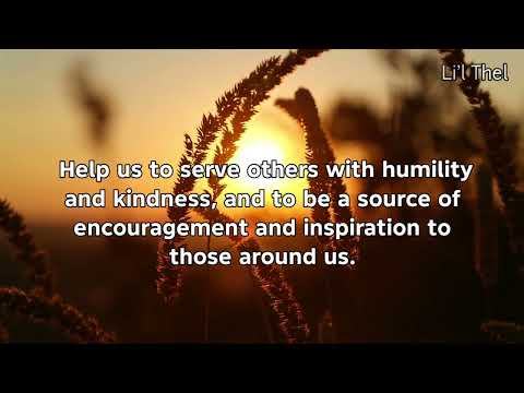 Prayer before meeting with voice over - #4 (Opening Prayer) (Ephesians 2:10)