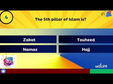 Islamic General Knowledge Quiz No Music Islamiat QUIZ No  24