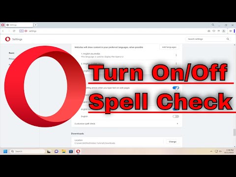 How to Turn On/Off the Spell Check on Your Opera Browser [Guide]