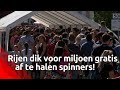 Topdrukte in Eindhoven vanwege gratis af te halen spinners: 'Verkeersregelaars zijn echt nodig!'