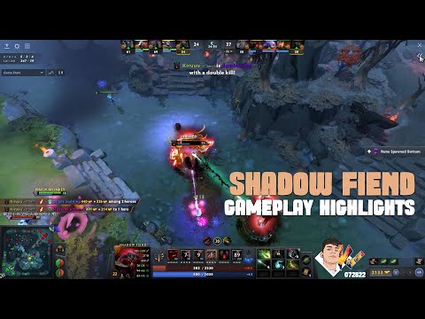 Dota 2 Shadow Fiend Mid with Offlane TB Gameplay Highlights 072822 - Kiruuu