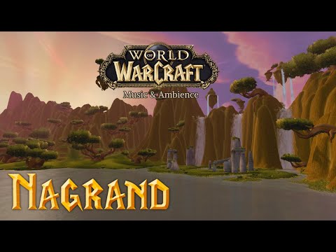 Nagrand, Outland | World of Warcraft Music & Ambience 4k | 1 Hour, Violet Skies & Soothing Plains