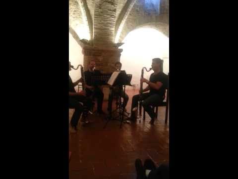 minipiphini (bass clarinet quartet) live in Assisi, Italy 2013