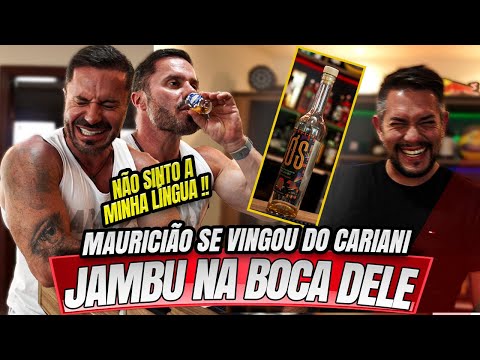 MAURICIÃO SE VINGOU DO CARIANI -JAMBU NA BOCA DELE !!!