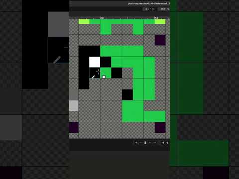 Newbie Pixel Art: SNAKE (15th Pixel-a-Day) 8x8  | 24th Oct, 2025 #pixelart #pixelorama