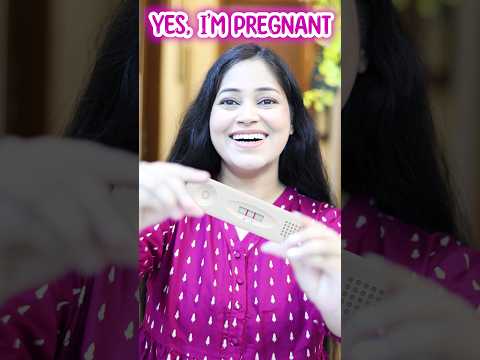 Yes, I'm Pregnant 🤰 How to do Pregnancy Test At Home #shorts #ytshorts #youtubeshorts #pregnancy