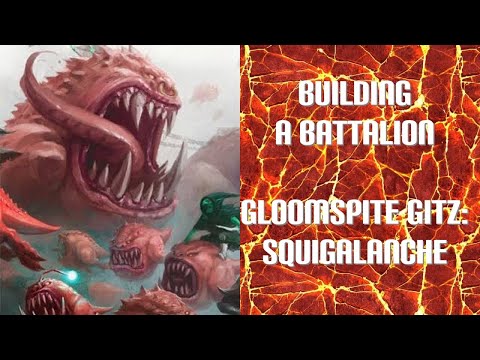 Building a Battalion: Squigalanche/Squig Rider Stampede (Gloomspite Gits)