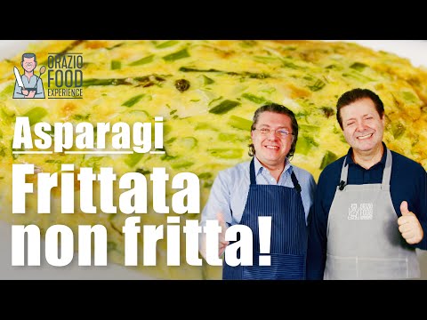 FRITTATA DI ASPARAGI AL FORNO - Una frittata non fritta