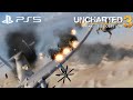 Uncharted 3: Drake's Deception Remastered - Nate Crashes The Plane 1080p PS5