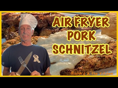 HOW TO MAKE AIR FRYER SCHNITZEL | Richard in the kitchen