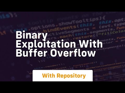 binary exploitation with buffer overflow