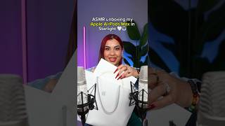 ASMR Unboxing AirPods Max in Starlight 🤍🎧