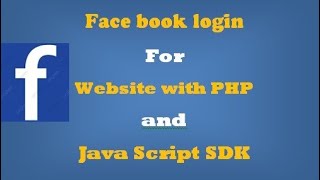 Facebook Login for website with PHP code and javascript SDK || Facebook Login