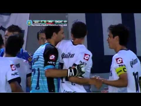 Expulsión de Lema  Quilmes   River  Fecha 19  Torneo Inicial 2013  Fútbol Para Todos