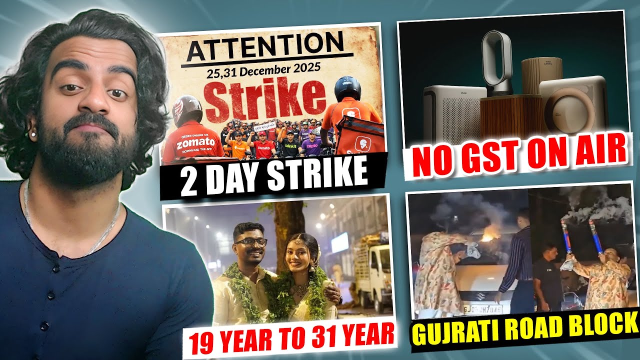 Blinkit Worker 2 Day Strike, Famous Influencer Marry Older Guy, Viral Gujarati Businessman, Pak Army