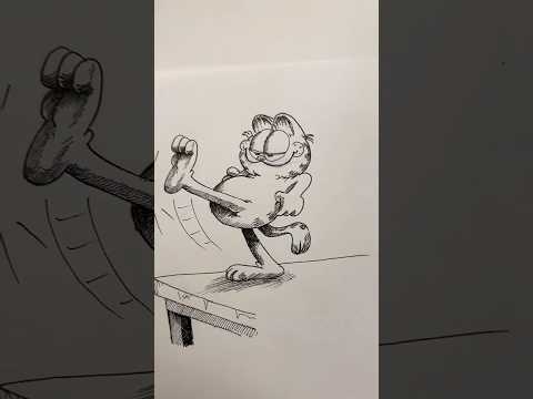 Garfield didn’t mean it #art #drawing