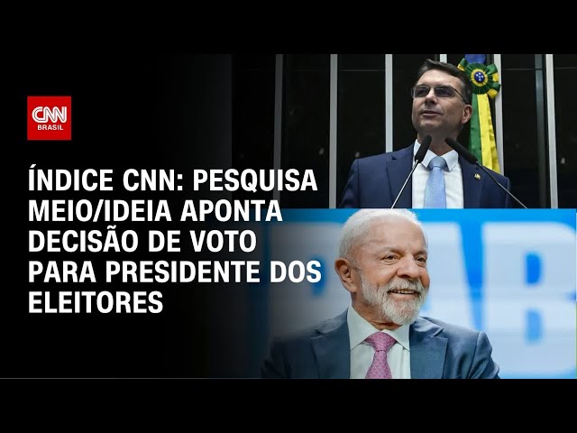 Lavareda analisa decisão de voto dos eleitores em pesquisa Meio/Ideia | CNN 360°