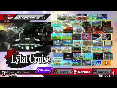 SNS 1 - Nimious (Link) vs Swift (Captain Falcon) - SSB4 Winner's Quarters