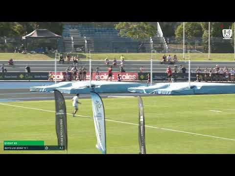 Boys U10 200m Timed Final 1: 2022/23 State Track and Field Championships
