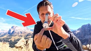 Diese Swiss--Made Uhr hat mich begeistert - 7 Tage Dolomiten-Härtetest
