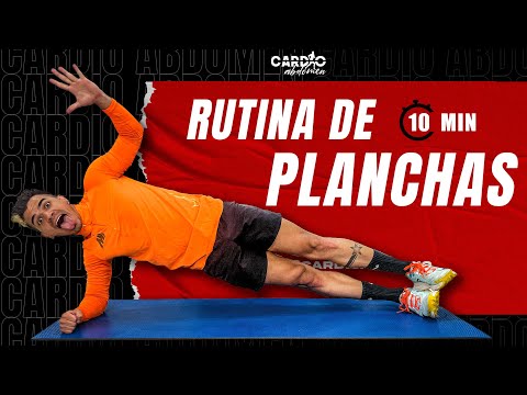 Abdominales En Casa (10 MIN) Reto de Plancha Para Marcar tu Abdomen