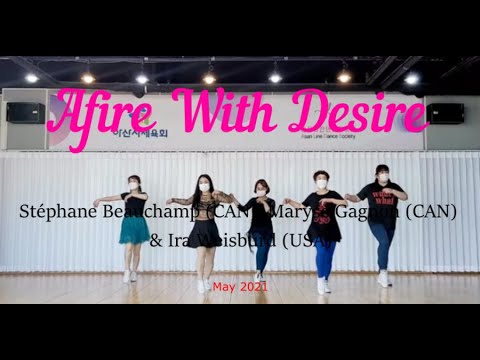 Afire With Desire Linedance / Beginner / Improver ★
