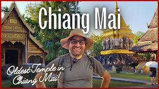 Travel vlog - Exploring Chiang Mai's Old City | Thailand Travel Guide | Top Sites: Temples, Night Markets & More