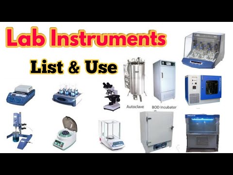 List of Lab Instruments and Their Use