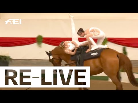 RE-LIVE | FEI Vaulting World Championship for Juniors - Junior Squads (Free test)