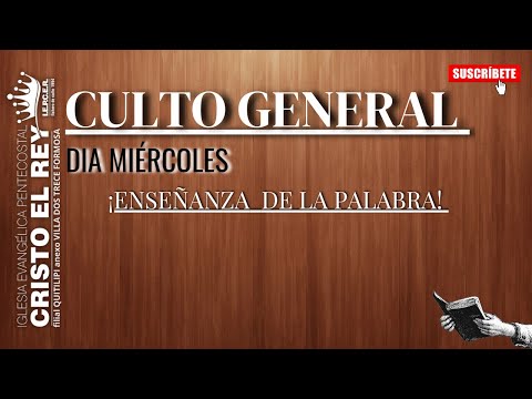 Culto General ../ dia Miercole 28/01/26 anexo Villa dos trece formosa