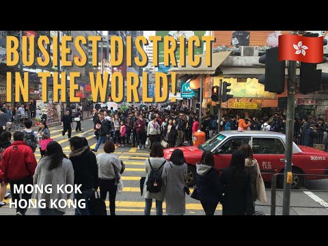 O distrito mais movimentado do mundo - Mong Kok, Hong Kong