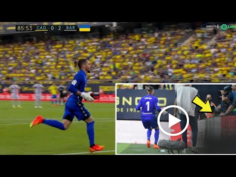 Watch: Cadiz v Barcelona stopped due to medical emergency| Cadiz 0-4 Barcelona