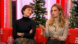 Darkest Hour Lily James & Kristin Scott Thomas interview [ with subtitles ] video