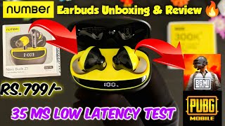 Number Navo Buds Z1 Unboxing & Review ⚡ | Number Navo Buds Z1 Low Latency Test 