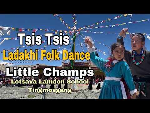 Tsis Tsis dance of little champs at the eve of Buddha Purnima Tingmosgang 2024