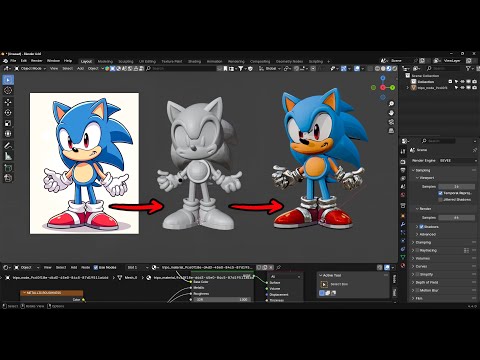 How to Create Anything in 3D Using "Tripo 3D AI" in 2 MINUTES by Blender | Complete Tutorial