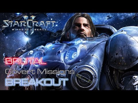 Starcraft II: Wings of Liberty - Brutal - Covert - Mission 16B: Breakout A (All Achievements)
