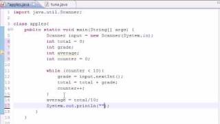 Java Programming Tutorial - 21 - Simple Averaging Program